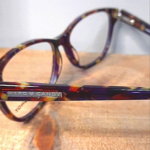NEW Prescription Ready Eyeglass Frame, multi colored, 52-14-135 petite glasses - Picture 4 of 4